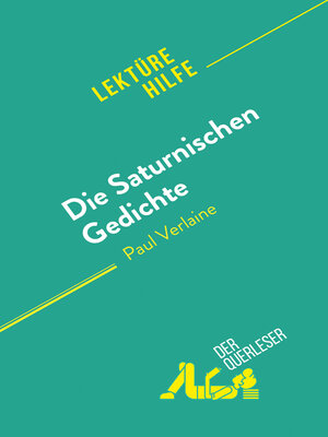 cover image of Die Saturnischen Gedichte